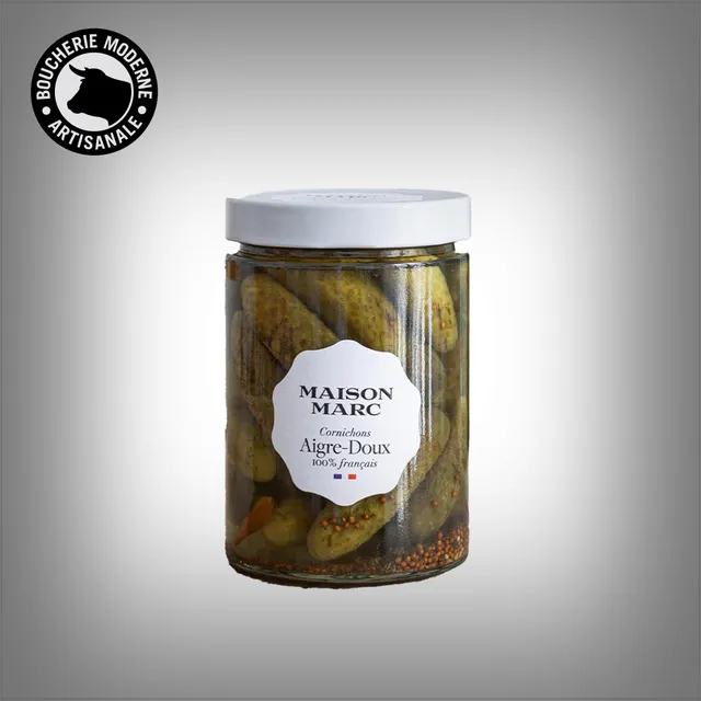 Boucherie Moderne Épicerie Cornichons Maison Marc 420 g