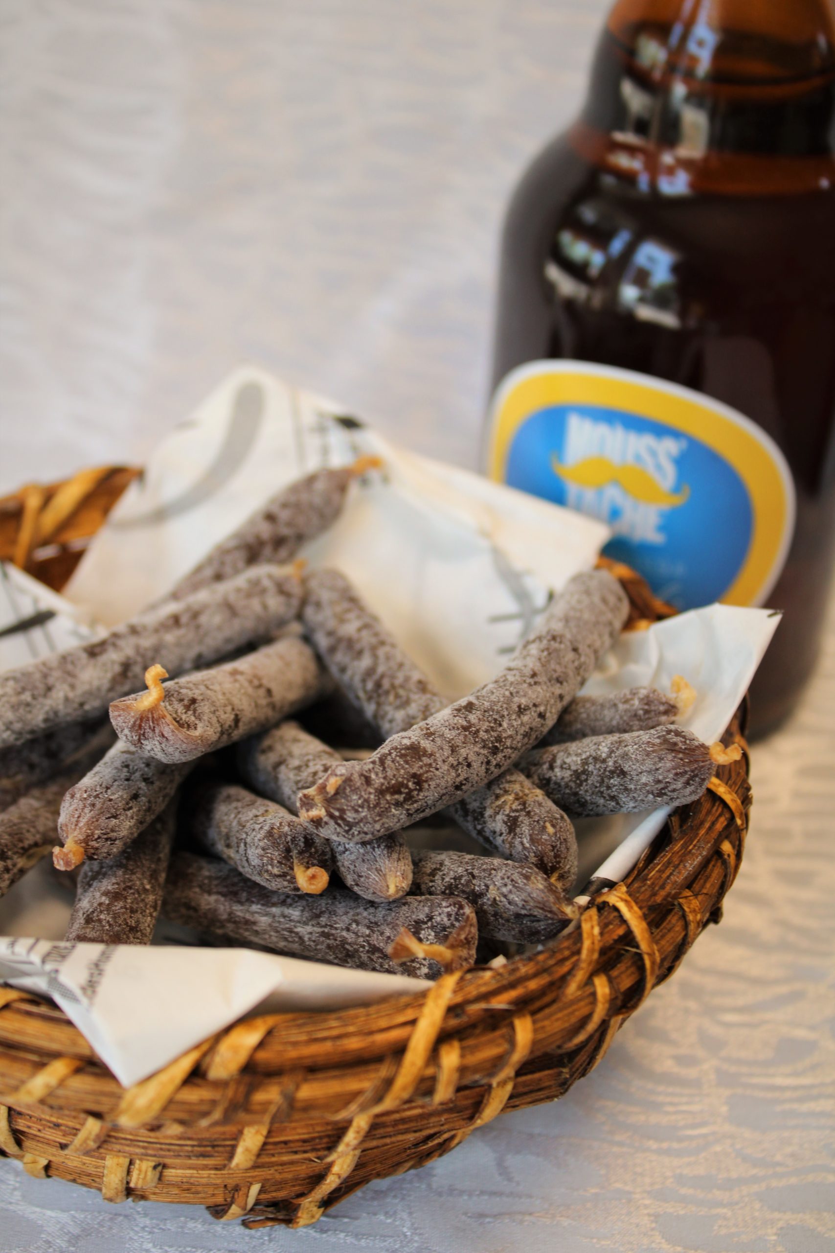 Des Hommes et des Bœufs Mini saucissons Bœuf nature lot 25 extra maigre