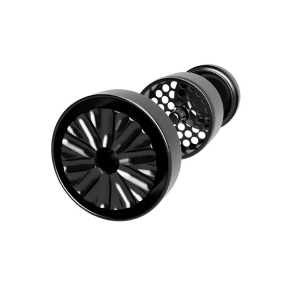 Smo King Mini Flower Mill grinder alu 2" 3 parties