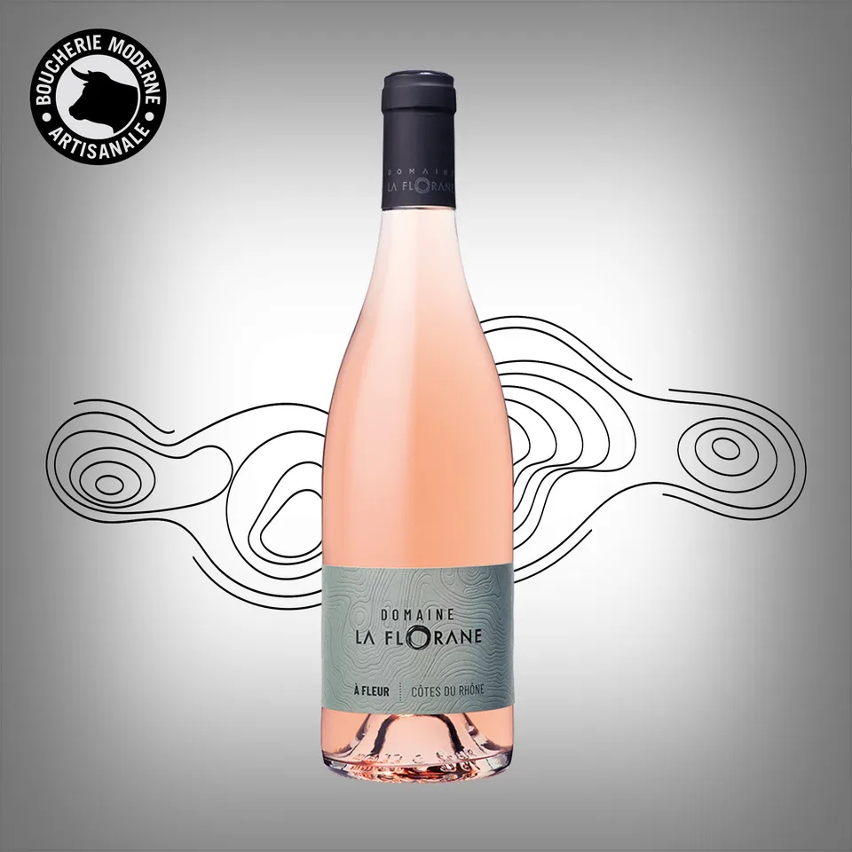 Boucherie Moderne VIN La Florane vin rosé 75cl fruité groseille