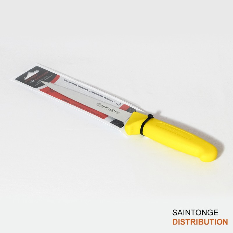 Fischer Bargoin couteau à désosser 17 cm jaune inox