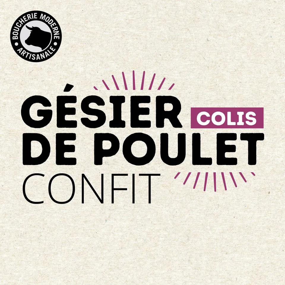 Boucherie Moderne Traiteur gésiers de poulet confits 1kg fondants