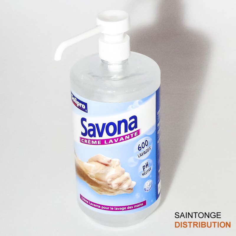Savona crème lavante mains pH neutre 5 L