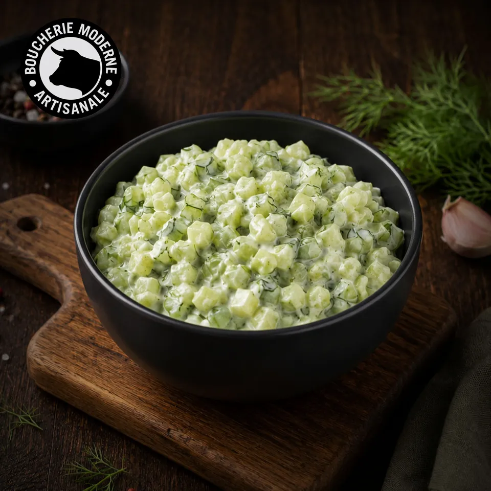 Boucherie Moderne Épicerie Tartare de Concombre 350g citron