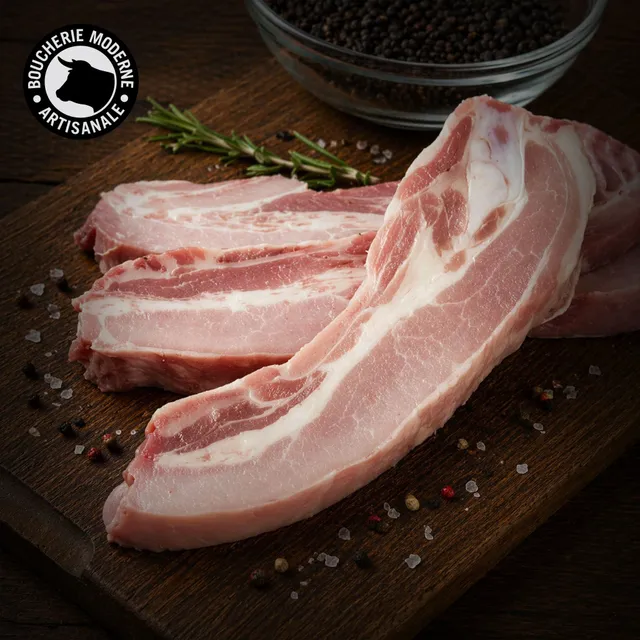 Boucherie Moderne PORC Salé Cuit 500g – Poitrine Moelleuse