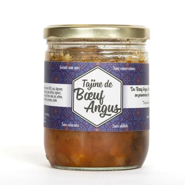 Des Hommes et des Bœufs Tajine Bœuf Angus 375 g