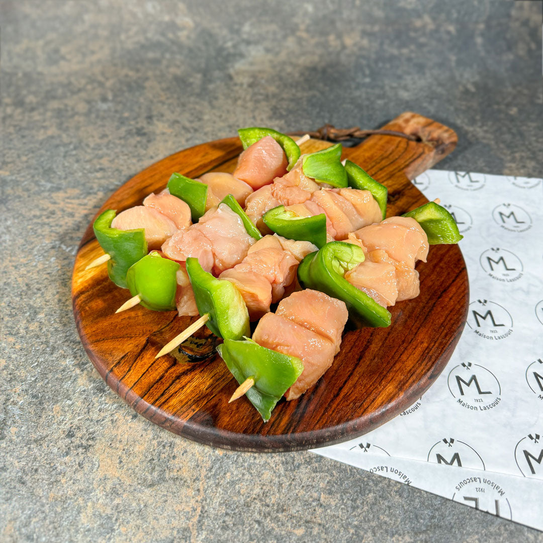 Maison Lascours Volailles Brochette de Volaille nature 4 x 160g