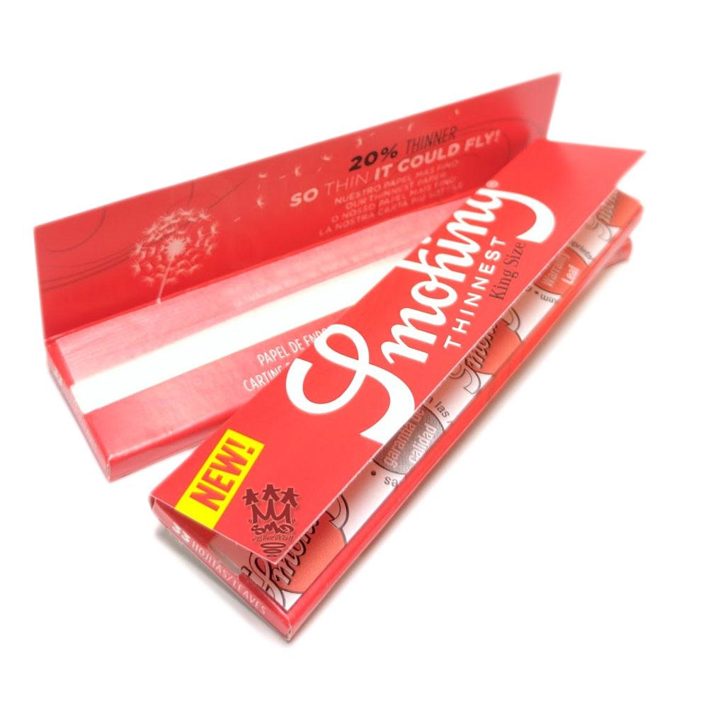 Smoking Thinnest feuilles King Size Slim ultra fines