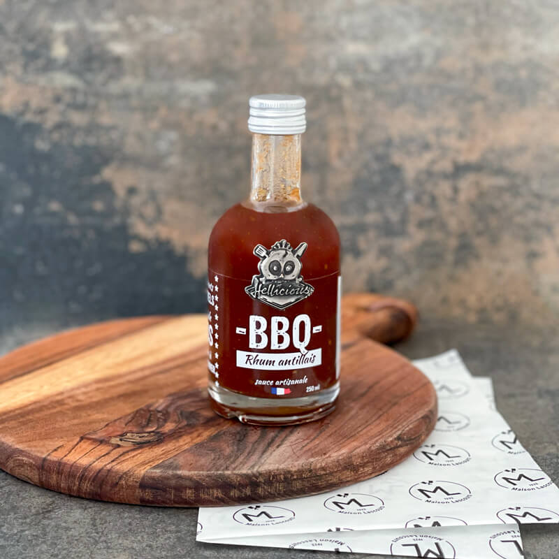 Hellicious Sauce BBQ Rhum Antillais 300g fumée