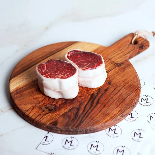 Maison Lascours Tournedos Filet Black Pearl bœuf 2 x 200 g