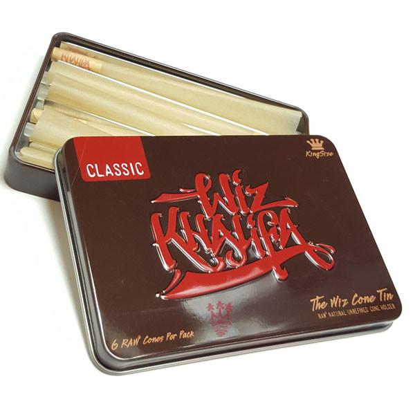 Wiz Khalifa x RAW cônes pré-roulés king size boîte 6 cônes