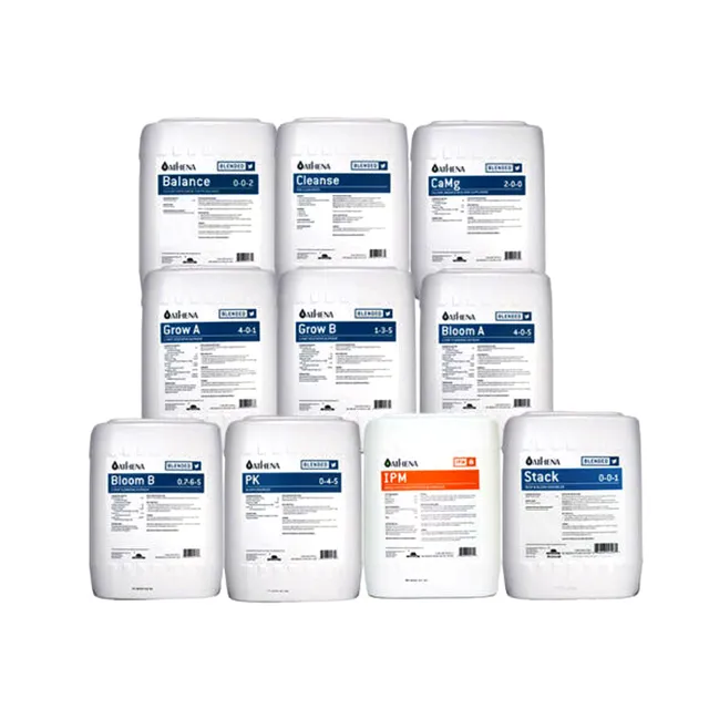 Athena Grow Bloom Stack engrais hydroponique gamme complète booster