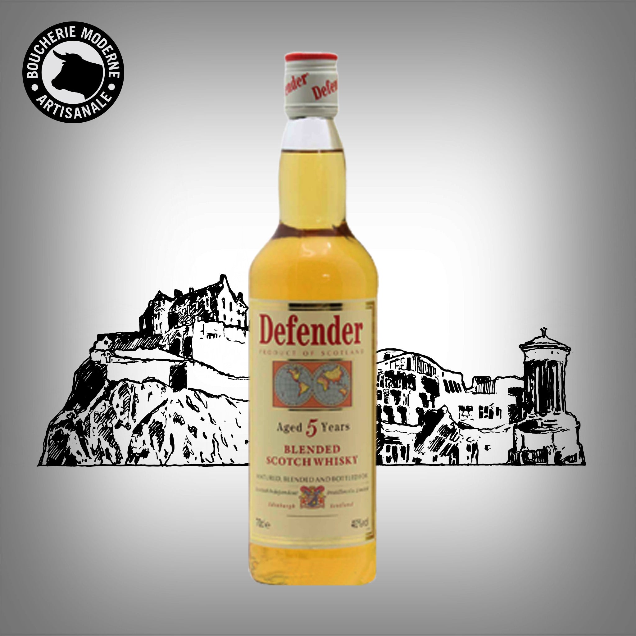 Boucherie Moderne APÉRITIFS Defender Blended Scotch Whisky 70cl
