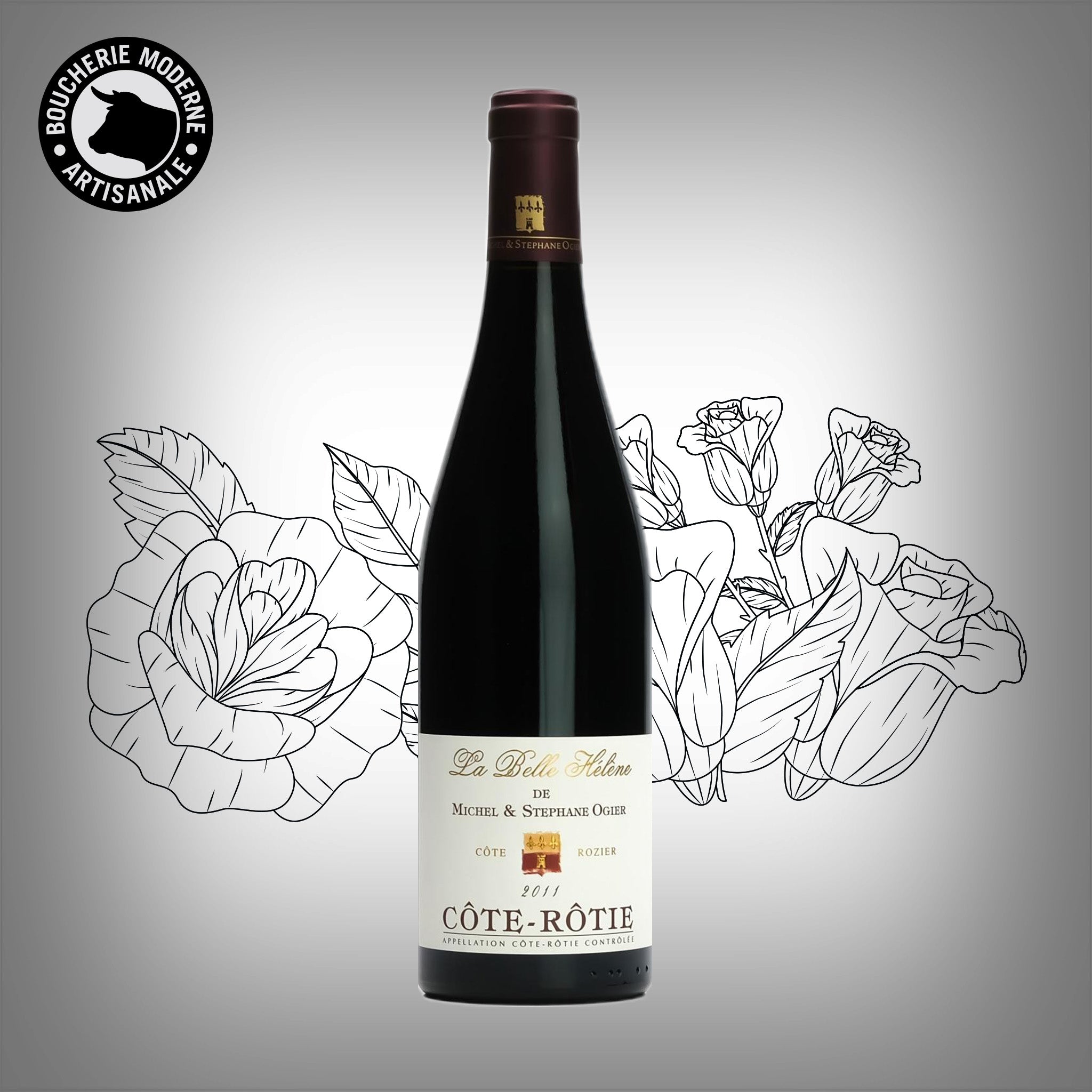 Boucherie Moderne Vin rouge Côte Rôtie Hélène 75cl Syrah