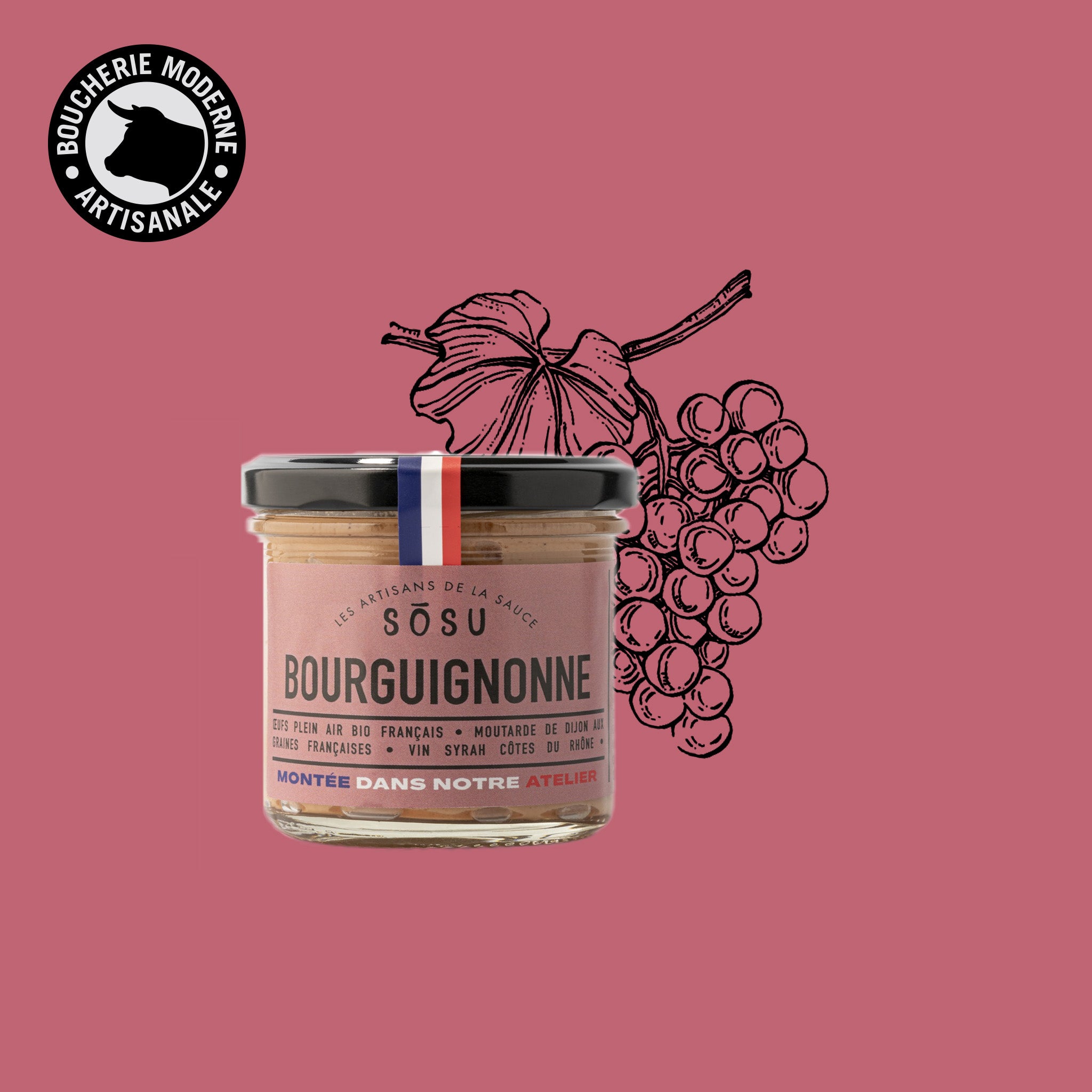 Boucherie Moderne ÉPICERIE Sosù Bourguignonne sauce 165g relevée