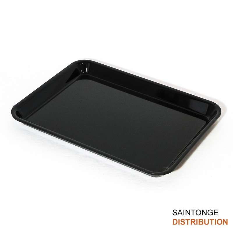 Saintonge Matériel Plat glacière noir 26,5x20 cm plateau PMMA