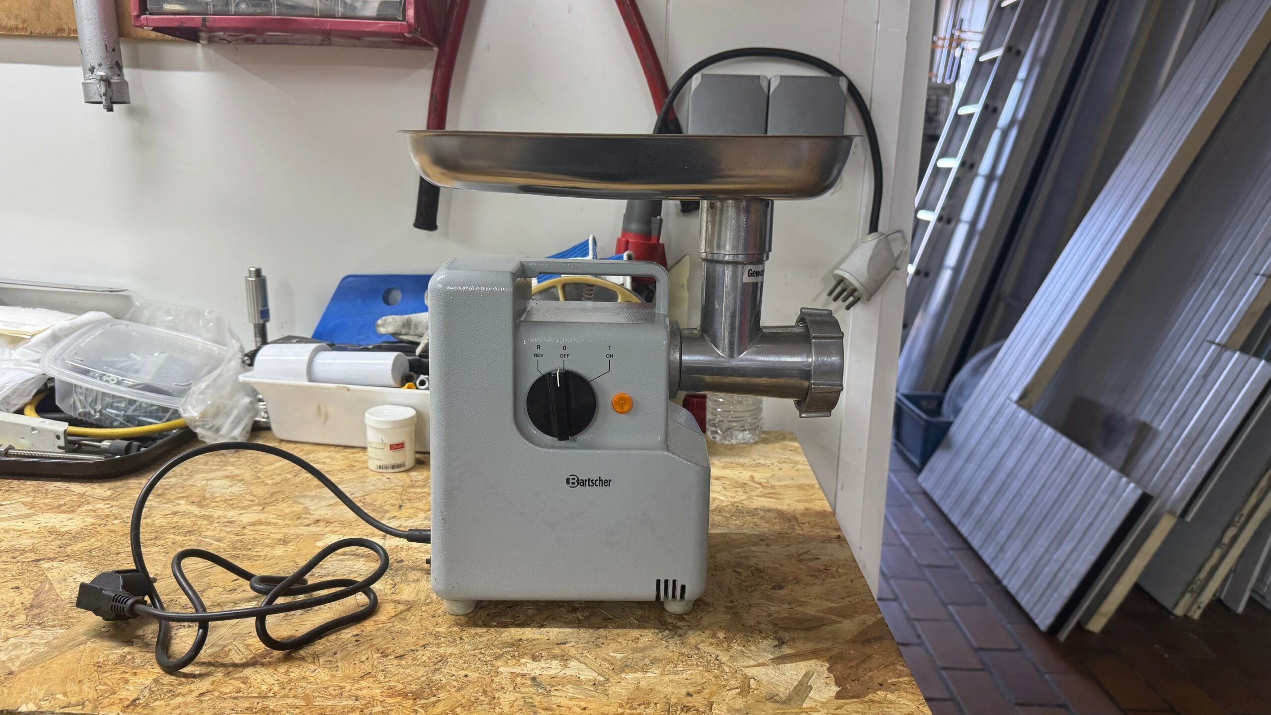 Bartscher Hachoir Viande Professionnel Atelier Boucherie