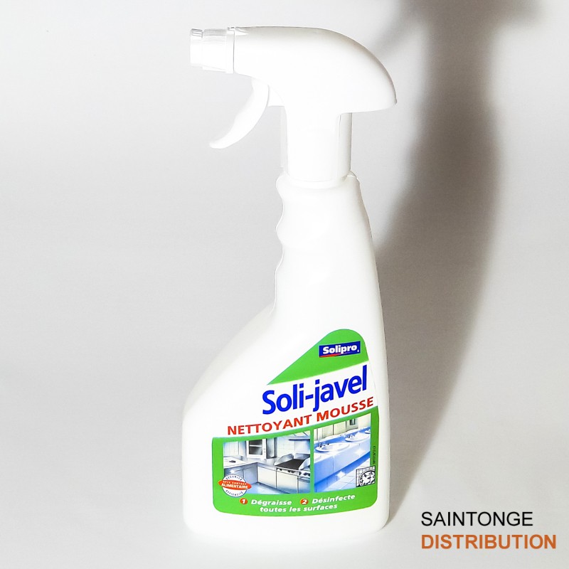Saintonge Hygiène Soli-javel nettoyant mousse 500ml javel