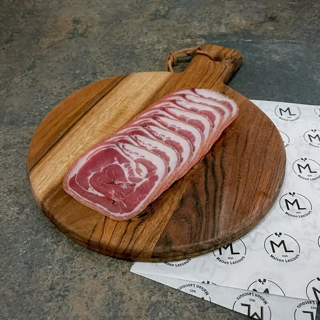 Maison Lascours Pancetta charcuterie 1 x 100g porc Aveyron