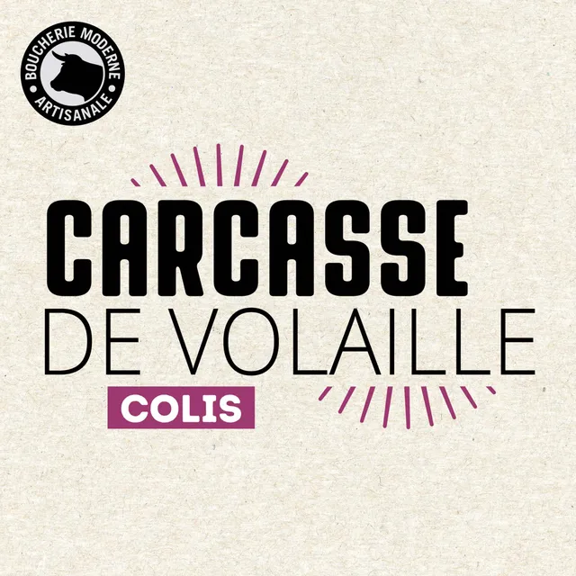 Boucherie Moderne Traiteur Carcasse de volaille viande 10kg bouillon