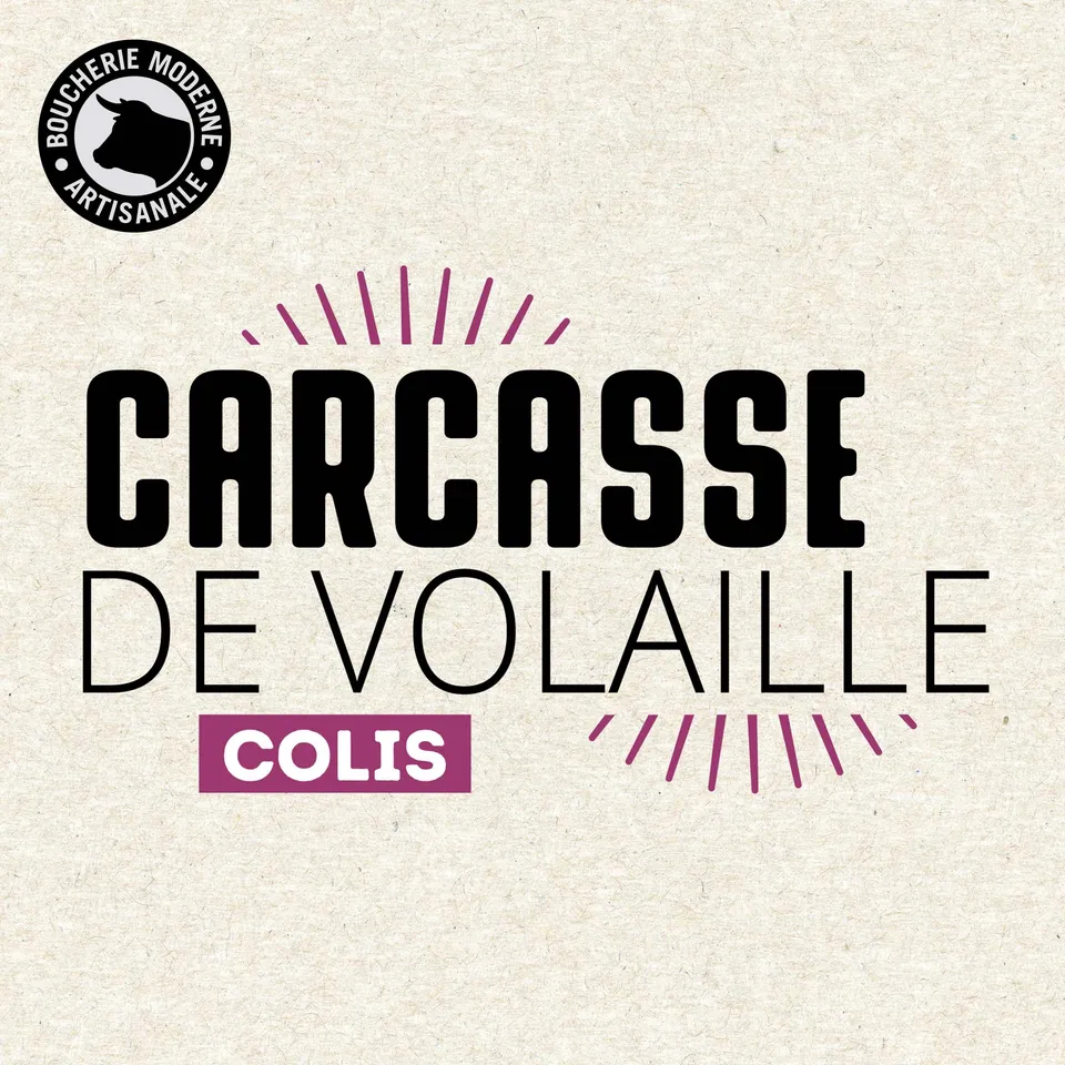 Boucherie Moderne Traiteur Carcasse de volaille viande 10kg bouillon