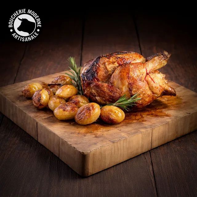 Boucherie Moderne RÔTISSERIE Poulet rôti 1,5kg pommes terre