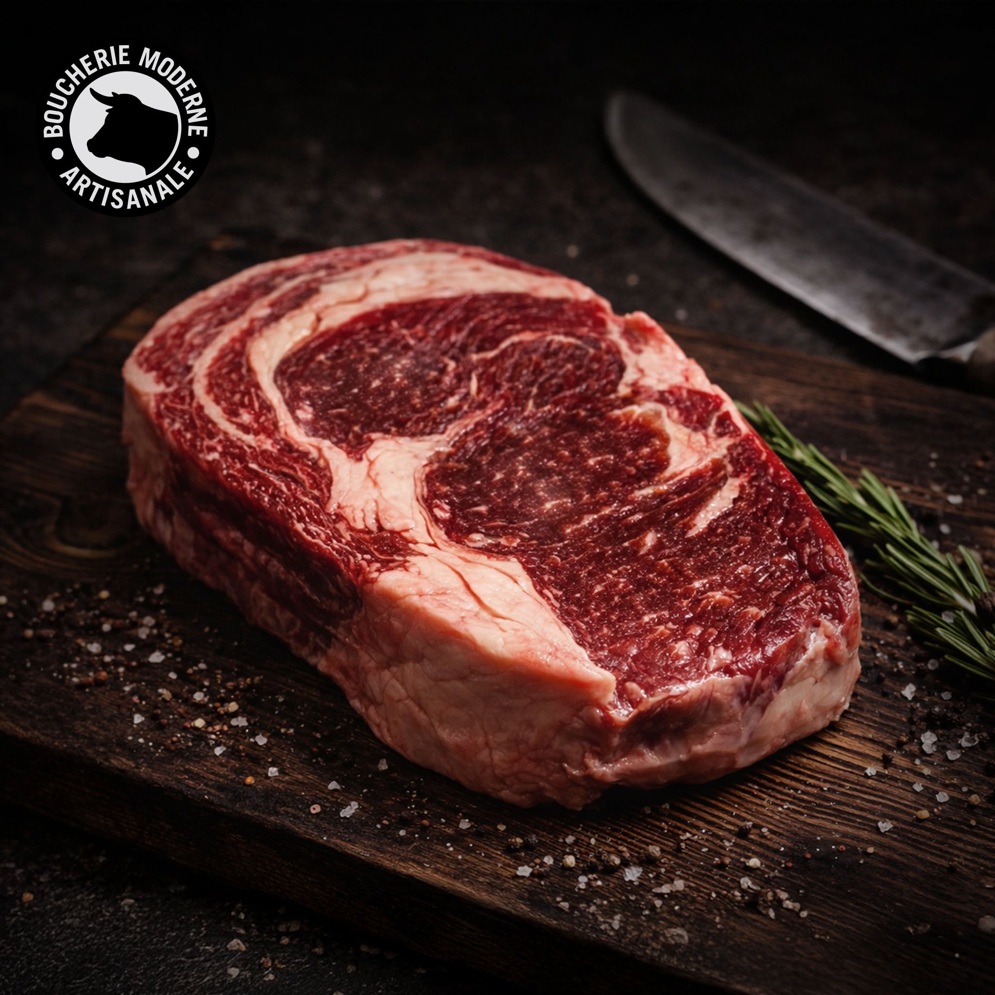 Boucherie Moderne BŒUF Faux-filet Shorthorn viande 500g maturé