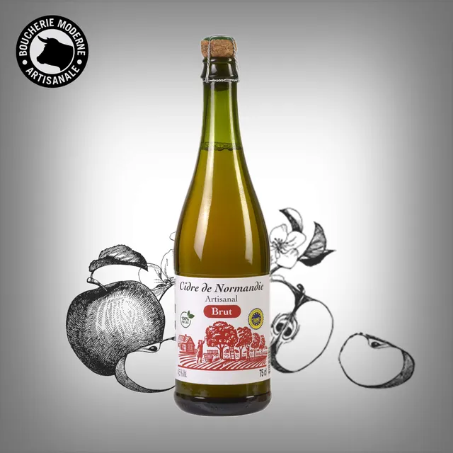 Boucherie Moderne Bières Cidre brut boisson 75cl Normandie