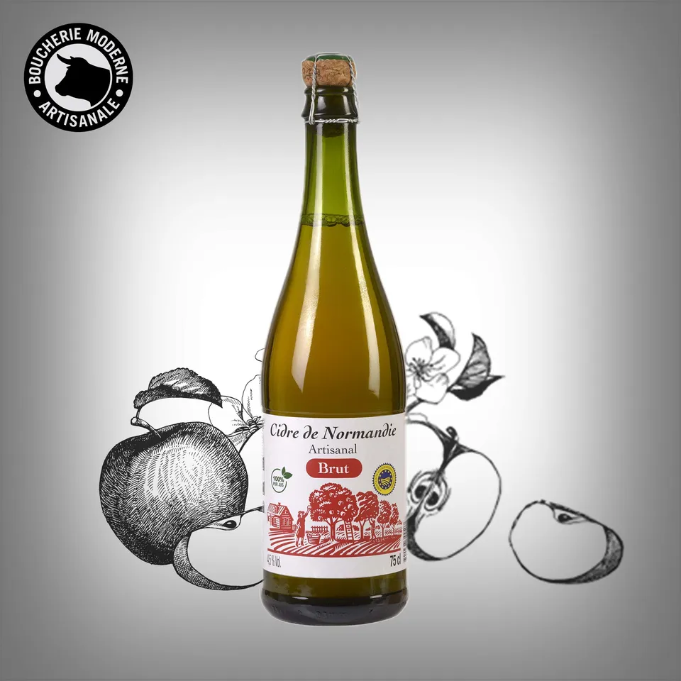 Boucherie Moderne Bières Cidre brut boisson 75cl Normandie