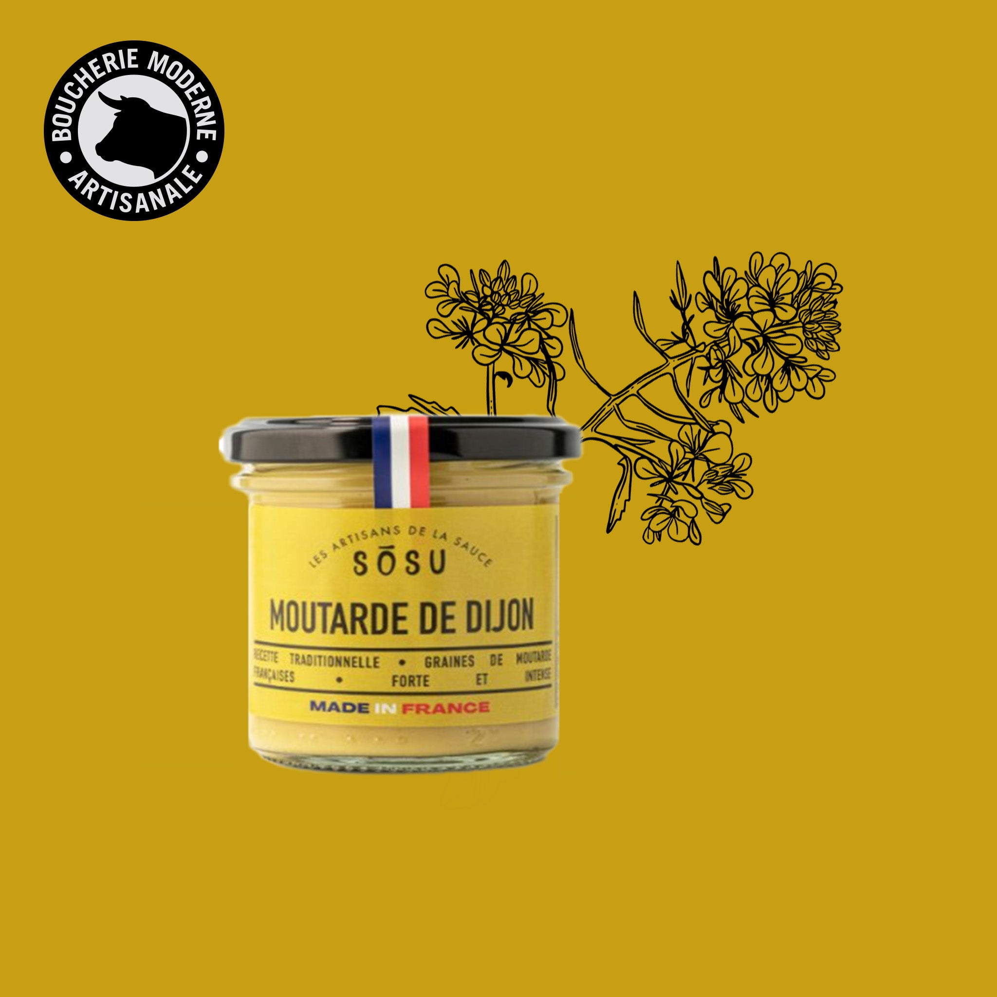 Boucherie Moderne Épicerie Sosù Moutarde Dijon 165g