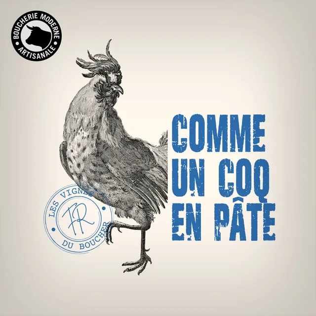 Boucherie Moderne Vin Comme un Coq Pâte Rouge 75cl fruits