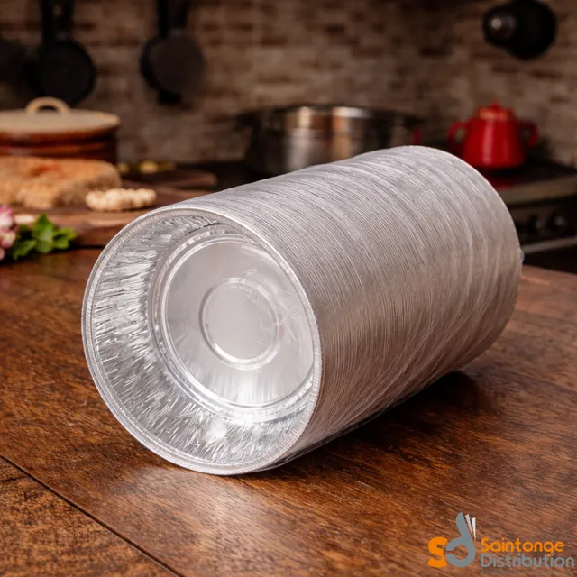 Saintonge tourtière aluminium 109 mm lot de 100 cuisson four