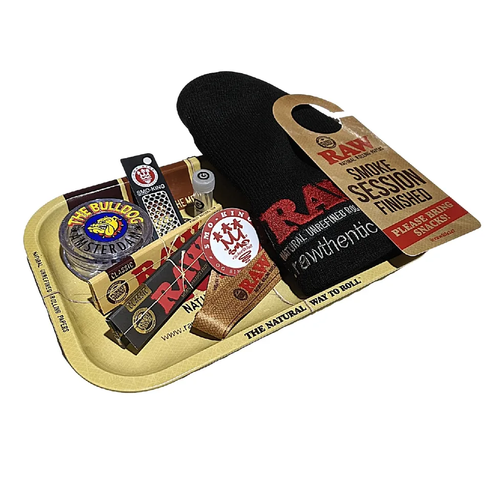 Smo King x RAW plateau à rouler medium coffret bonnet