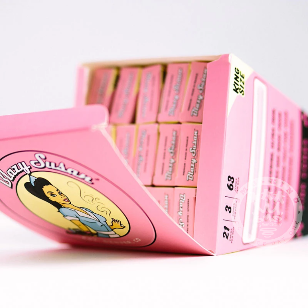 Blazy Susan Pink King Size cônes pré-roulés 98 mm x3