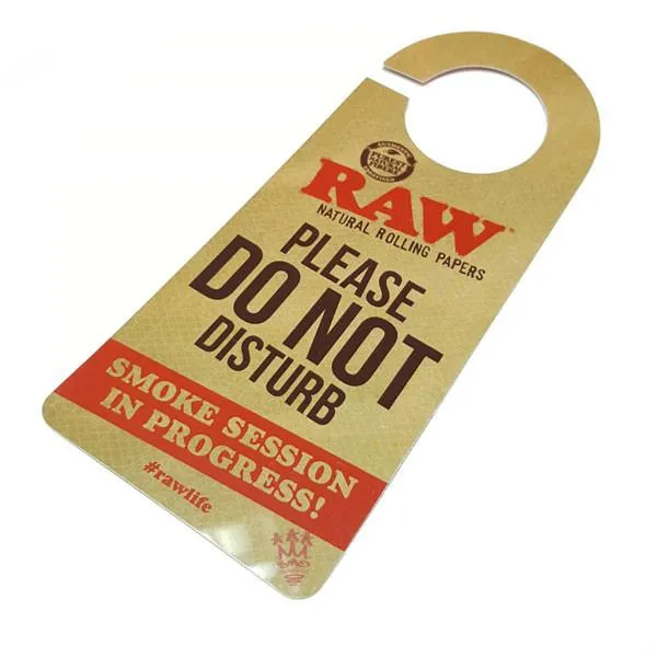 RAW Do Not Disturb pancarte porte plastique