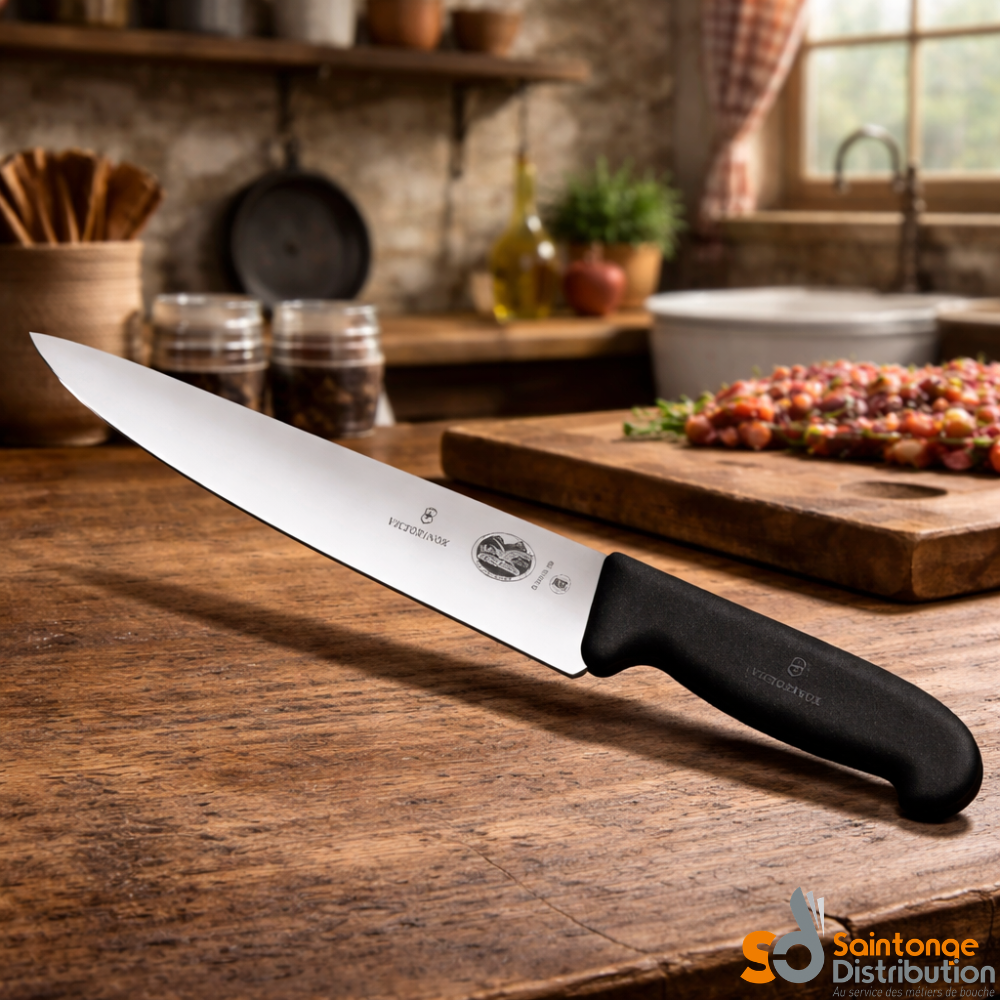 Victorinox couteau à émincer Fibrox 28 cm inox