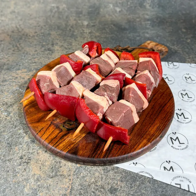 Maison Lascours Brochette de Canard magret 4 x 160 g barbecue
