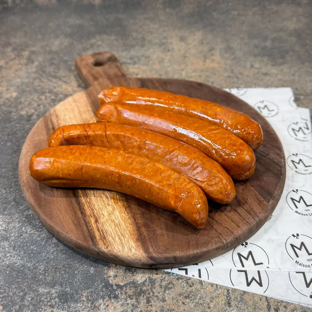 Maison Lascours Saucisse Porc Fumée choucroute 4x125g