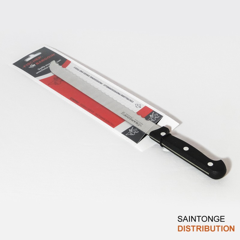 Fischer Bargoin Couteau à pain 23 cm inox 25 dents