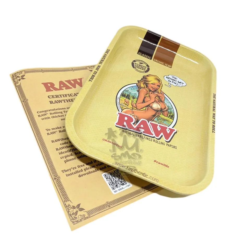 RAW Girl plateau à rouler small métal avec certificat