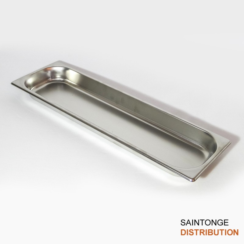 Saintonge Matériel bac gastro GN2/4 inox 530x162x40mm 2,5L