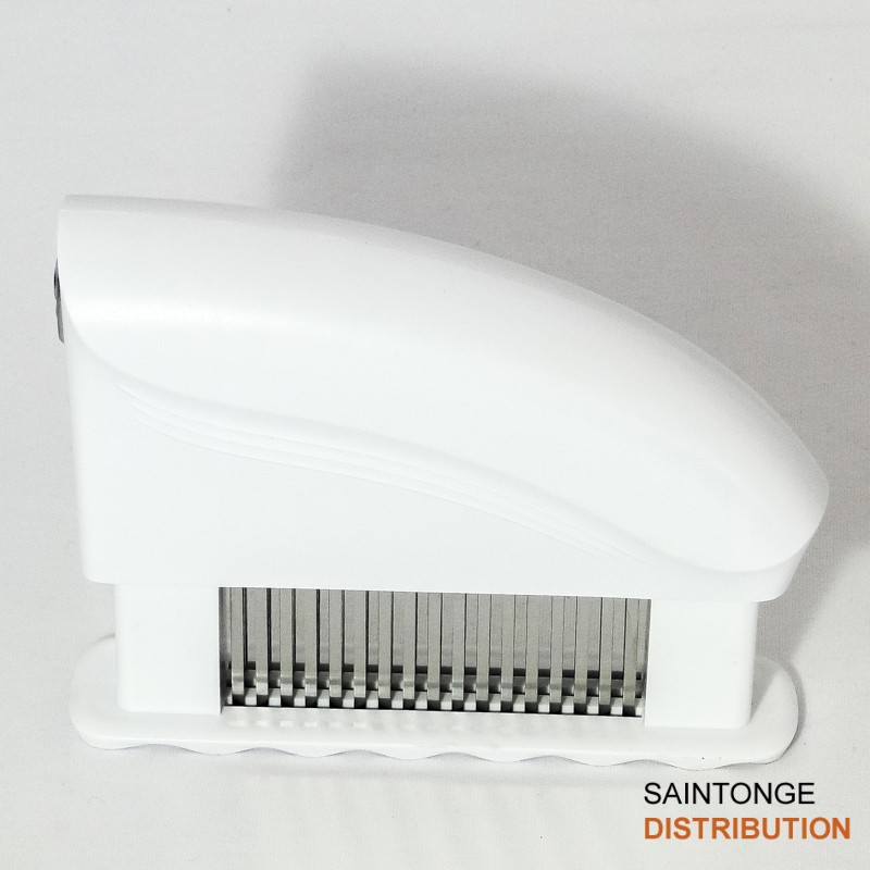 Saintonge Distribution Consommables Attendrisseur viande 45 lames inox blanc