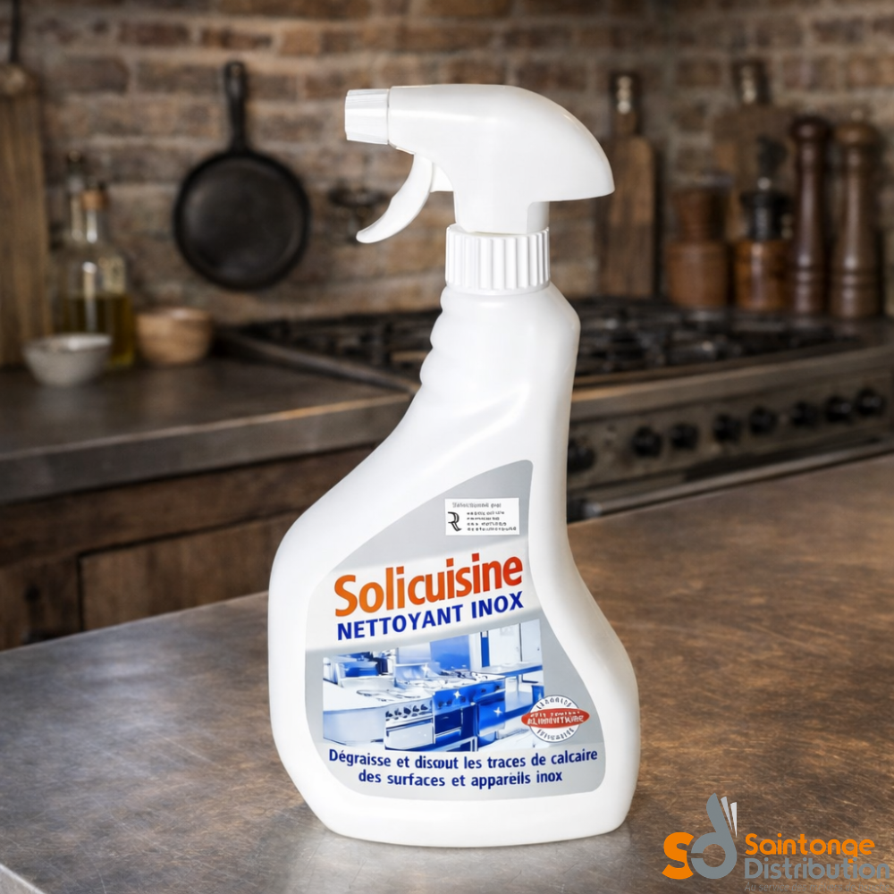 Solicuisine Nettoyant inox spray 750 ml pamplemousse