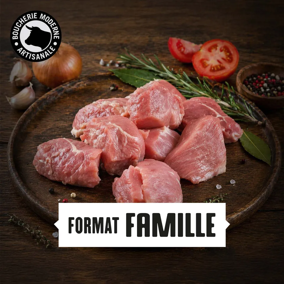 Boucherie Moderne PORC Sauté de porc épaule viande 2kg famille
