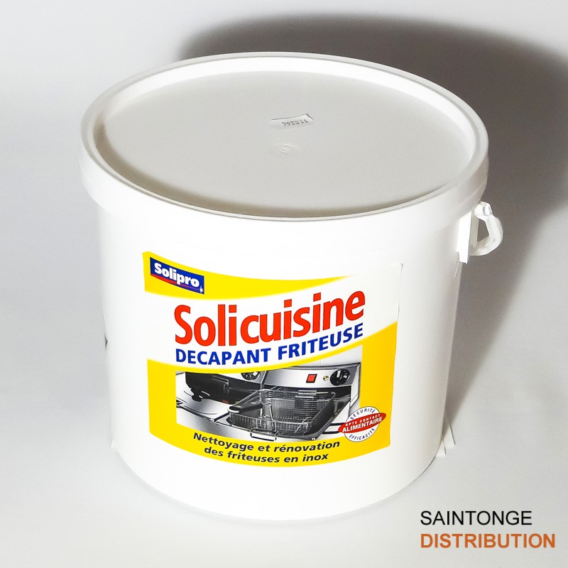 Solicuisine Décapant Friteuse poudre seau 5kg pro