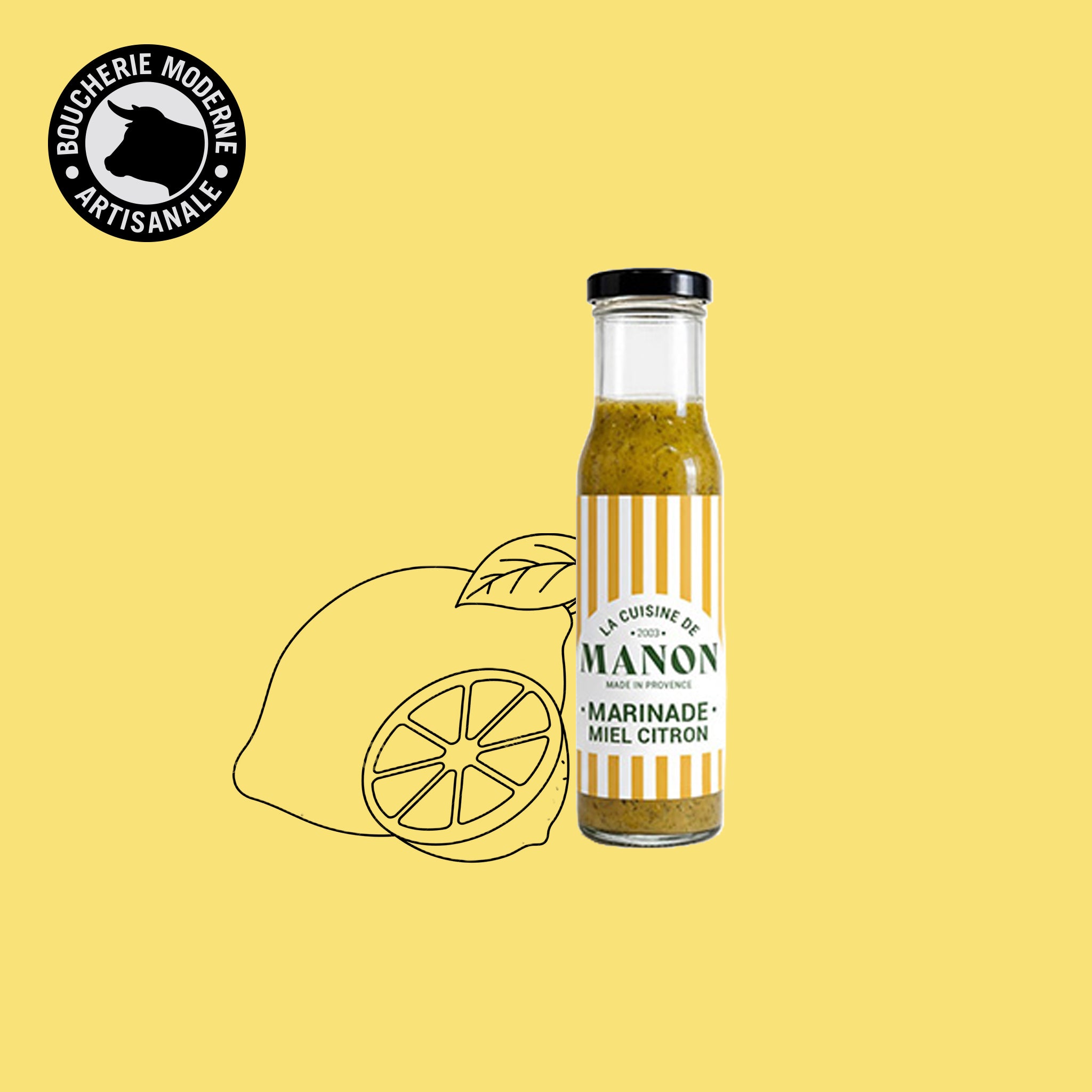 La Cuisine de Manon Marinade Miel Citron sauce 250ml poulet