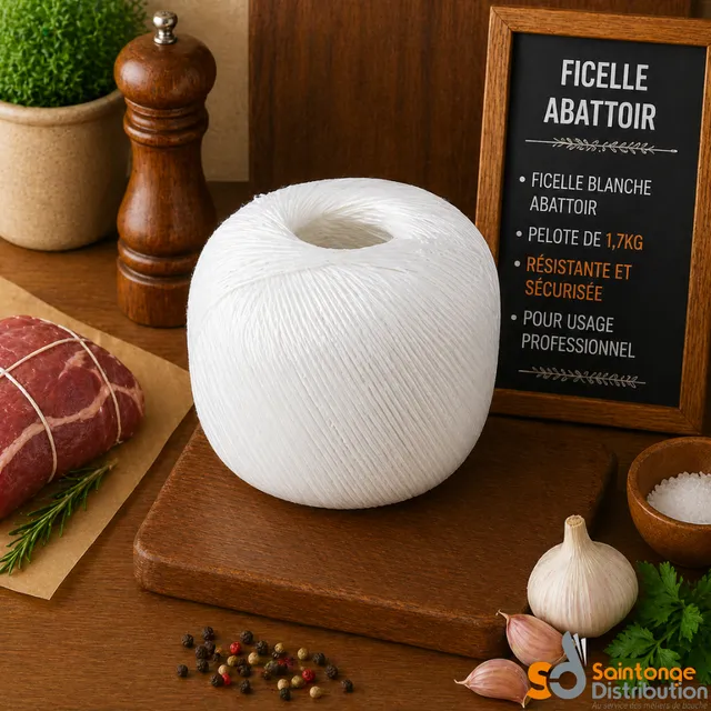 Saintonge Ficelle Abattoir en Pelote alimentaire
