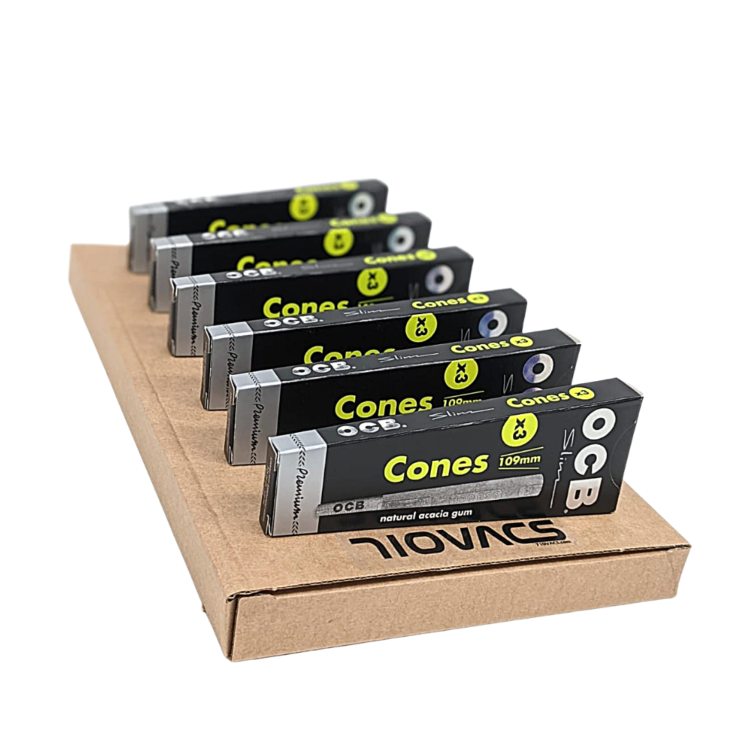 OCB Premium Black cônes pré-roulés king size slim x3