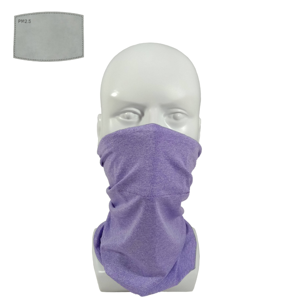SMO tour de cou masque tissu filtrant polyester UPF50+
