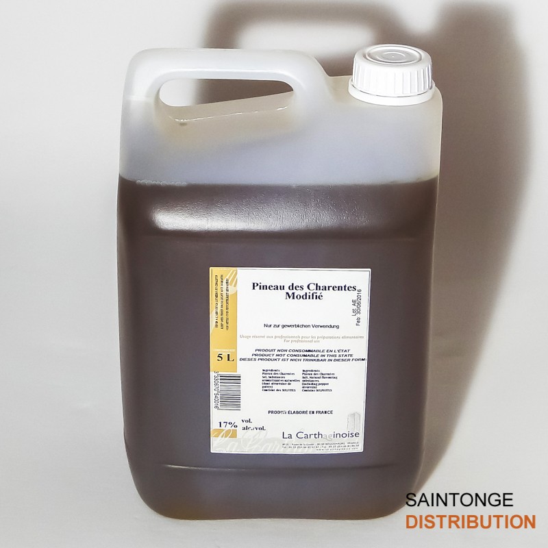 Saintonge Consommables Pineau Modifié 17% vin aromatique 5 L
